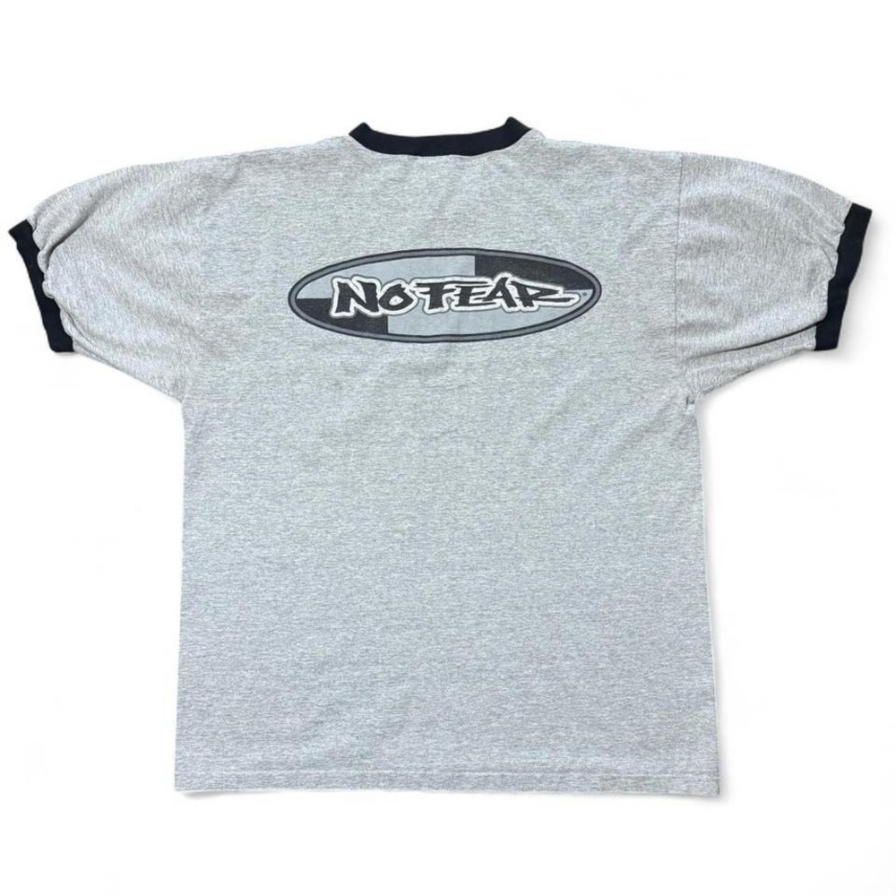 Vintage 90s No Fear Skate Surf Sportswear Mullet Hit Ringer T-shirt USA XL